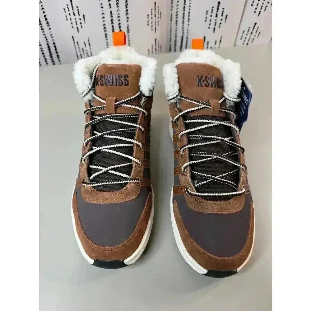 K-Swiss NWT Men’s Vista Trainer Mid Winter Sherpa Lined Size 8 Hike Outdoor Gorp - Picture 7 of 13